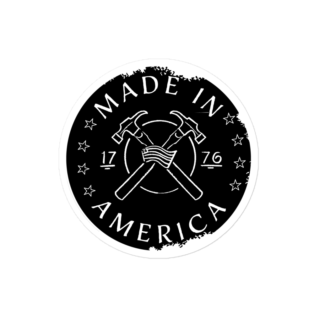 Made In America Sticker Right And Free