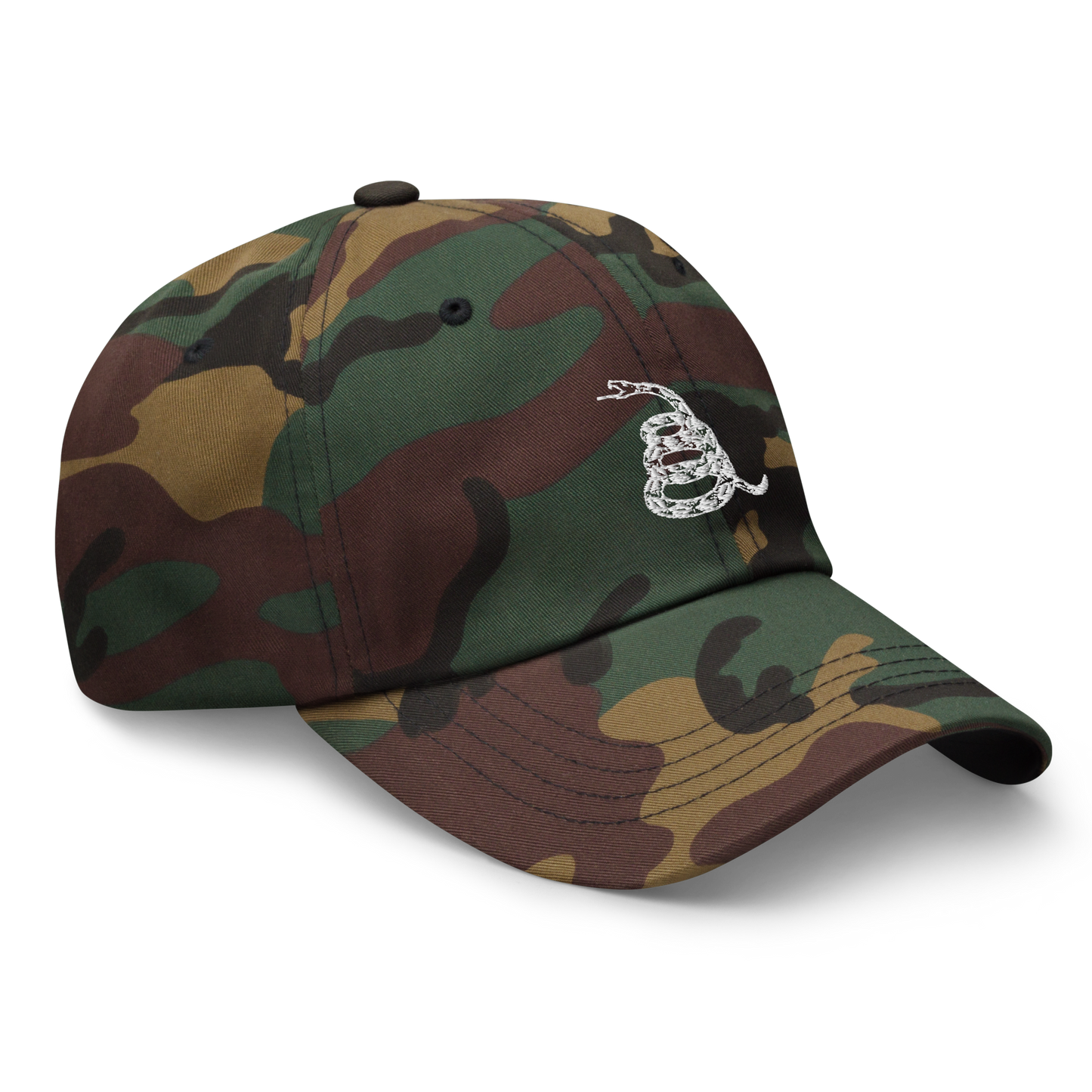 Don't Tread On Me Camo Dad hat