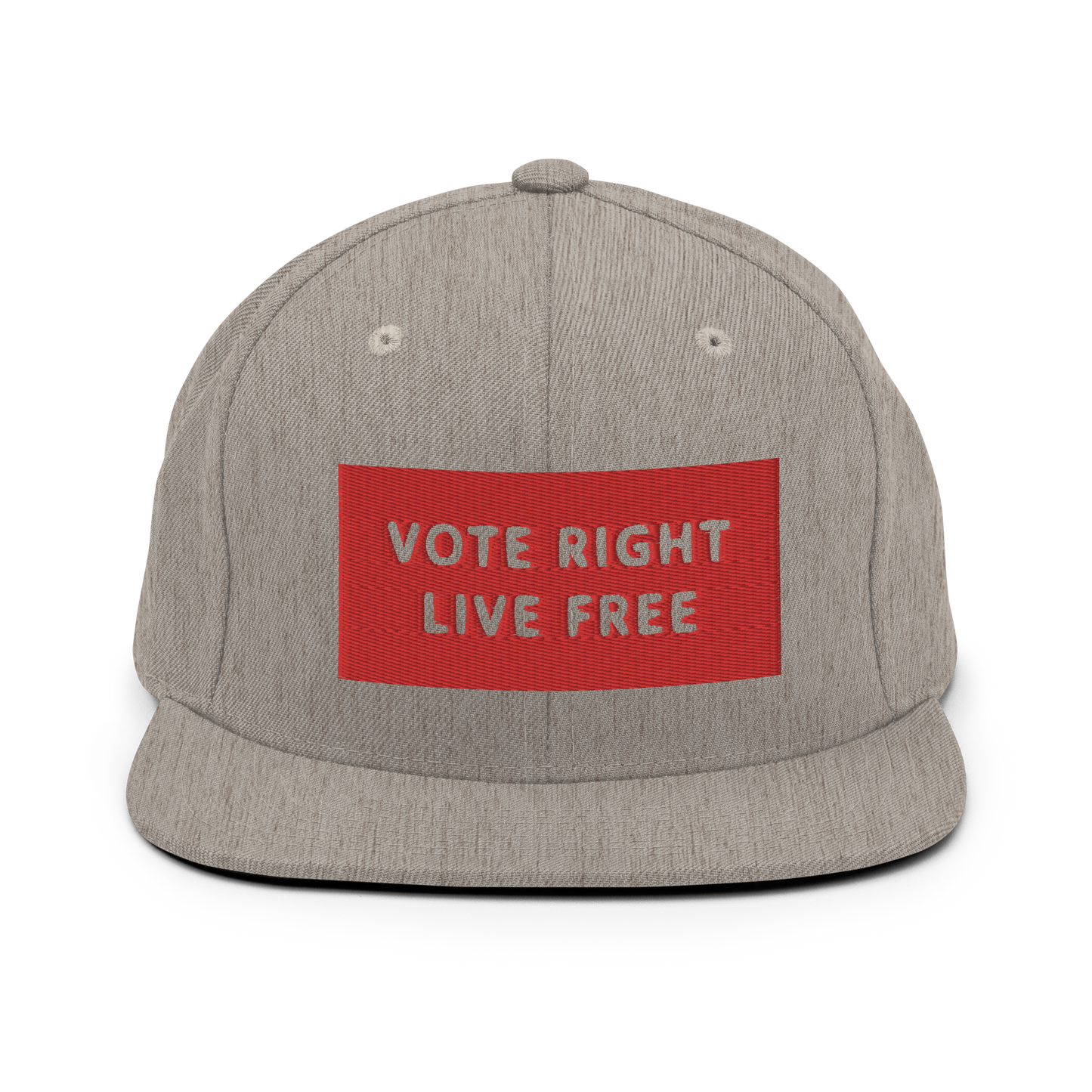 Vote Right Live Free Snapback Hat
