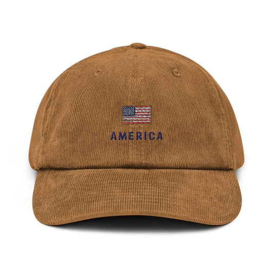 America Corduroy Hat