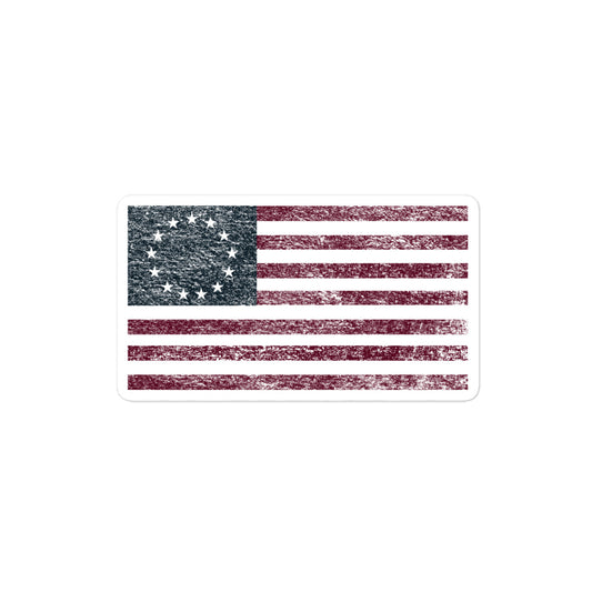 Rugged Flag Sticker