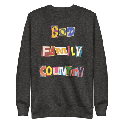 God Family Country Sweatshirt