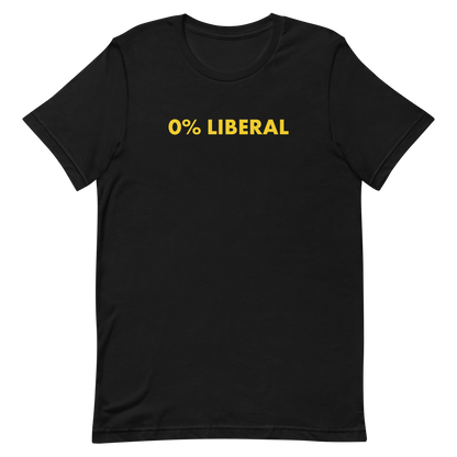 0% Liberal T-shirt