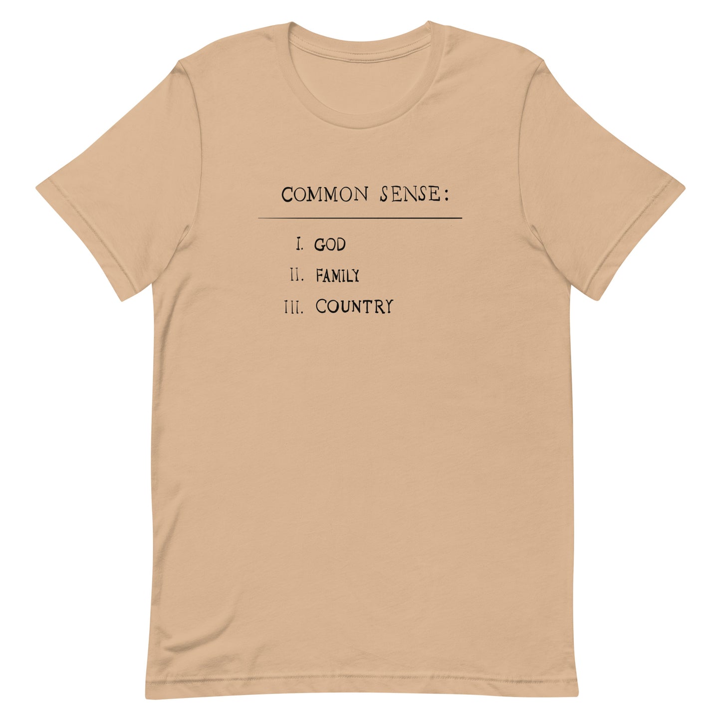 Common Sense T-shirt