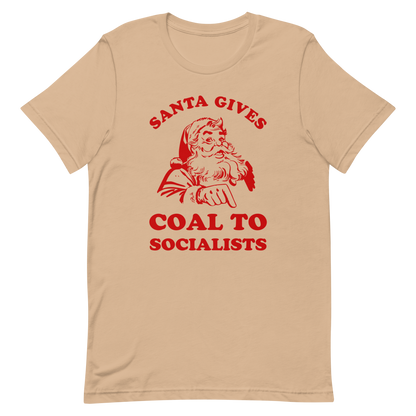 Santa Gives Coal To Socialists T-shirt